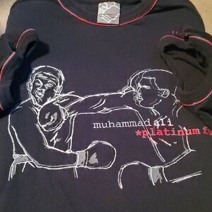 Muhammad Ali Graphic Men's Black Tee